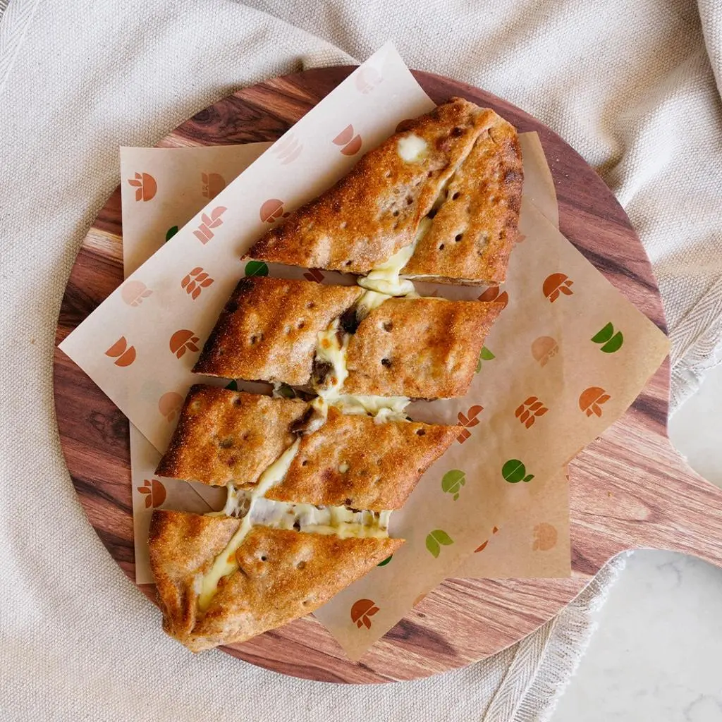 Cheese Pie with Mushrooms and Olives